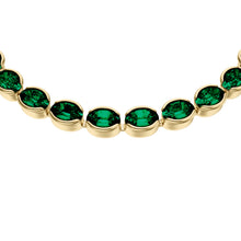 Load image into Gallery viewer, Ellis Pavé Glitz Gold-Tone Brass Tennis Chain Bracelet
