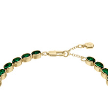 Load image into Gallery viewer, Ellis Pavé Glitz Gold-Tone Brass Tennis Chain Bracelet
