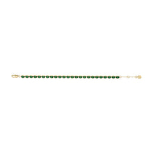 Load image into Gallery viewer, Ellis Pavé Glitz Gold-Tone Brass Tennis Chain Bracelet
