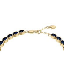 Load image into Gallery viewer, Ellis Pavé Glitz Gold-Tone Brass Tennis Chain Bracelet
