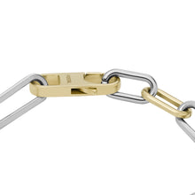 Load image into Gallery viewer, Heritage D-Link Two-Tone Stainless Steel Chain Bracelet
