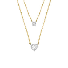 Load image into Gallery viewer, Sadie Tokens Of Affection Two-Tone Stainless Steel Chain Necklace
