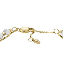 Load image into Gallery viewer, All Stacked Up Howlite Chain Beaded Bracelet
