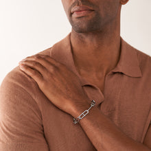Load image into Gallery viewer, Heritage D-Link Stainless Steel Chain Bracelet
