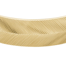 Load image into Gallery viewer, Harlow Linear Texture Gold-Tone Stainless Steel Cuff Bracelet
