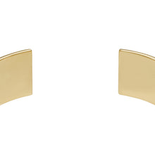 Load image into Gallery viewer, Harlow Linear Texture Gold-Tone Stainless Steel Cuff Bracelet
