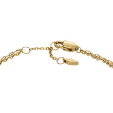 Load image into Gallery viewer, Sadie Seasonal Sparkle Gold-Tone Stainless Steel Chain Bracelet
