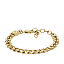 Load image into Gallery viewer, Bold Chains Gold-Tone Stainless Steel Chain Bracelet

