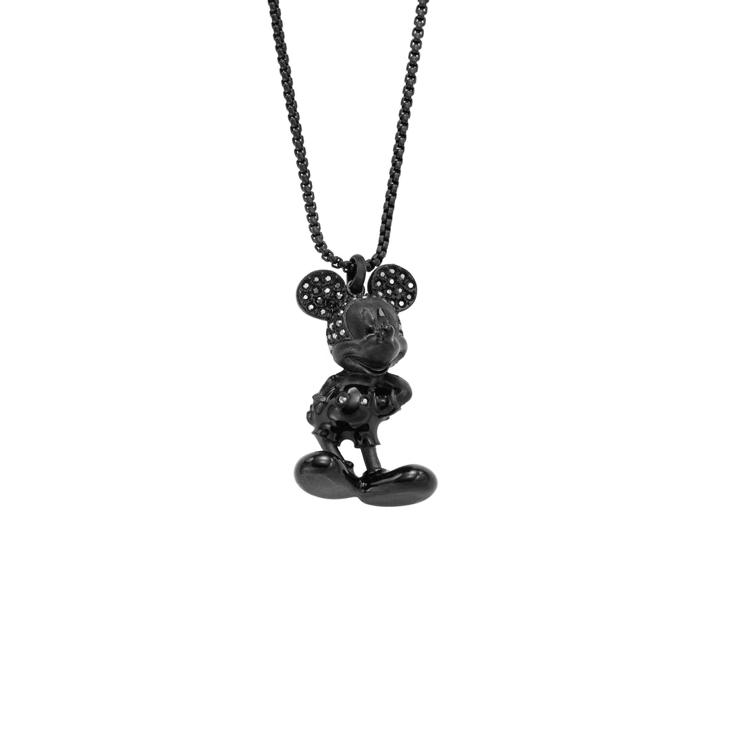 Disney x Fossil Special Edition Black Stainless Steel Chain Necklace