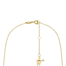 Load image into Gallery viewer, Willy Wonka™ x Fossil Special Edition Gold-Tone Stainless Steel Station Necklace
