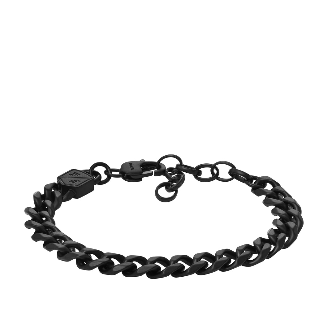Bold Chains Black Stainless Steel Chain Bracelet