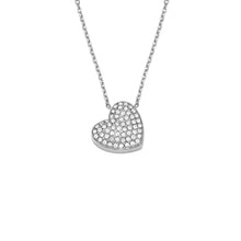 Load image into Gallery viewer, Sadie Glitz Heart Stainless Steel Pendant Necklace
