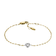 Load image into Gallery viewer, Sadie Tokens Of Affection Two-Tone Stainless Steel Chain Bracelet
