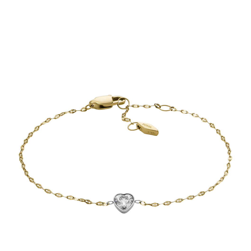 Sadie Tokens Of Affection Two-Tone Stainless Steel Chain Bracelet