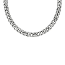 Load image into Gallery viewer, Harlow Linear Texture Chain Stainless Steel Necklace
