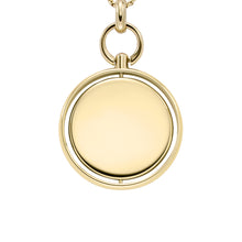 Load image into Gallery viewer, Heritage Legacy Charm Gold-Tone Stainless Steel Pendant Necklace
