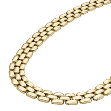 Load image into Gallery viewer, Arden Watch Links Gold-Tone Stainless Steel Chain Necklace
