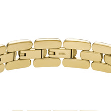 Load image into Gallery viewer, Arden Watch Links Gold-Tone Stainless Steel Chain Bracelet
