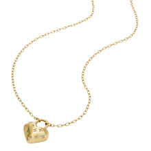 Load image into Gallery viewer, Sadie All My Love Gold-Tone Stainless Steel Heart Pendant Necklace
