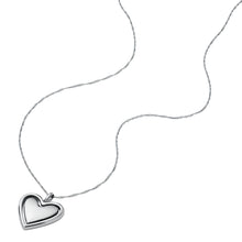 Load image into Gallery viewer, Legacy Heart Stainless Steel Rotating Pendant Necklace
