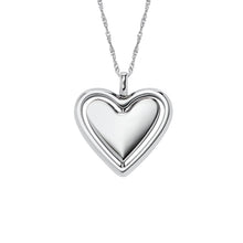 Load image into Gallery viewer, Legacy Heart Stainless Steel Rotating Pendant Necklace
