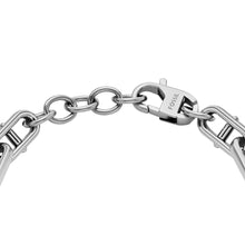 Load image into Gallery viewer, Knox Knurled Texture Stainless Steel Chain Bracelet
