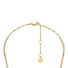 Load image into Gallery viewer, Sutton Horseshoe Gold-Tone Stainless Steel Multi Strand Necklace
