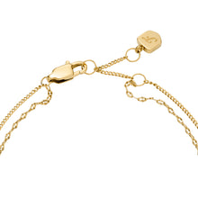 Load image into Gallery viewer, Sutton Horseshoe Gold-Tone Stainless Steel Multi Strand Bracelet
