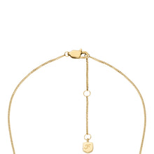 Load image into Gallery viewer, Sutton Pavé Butterfly Gold-Tone Stainless Steel Pendant Necklace
