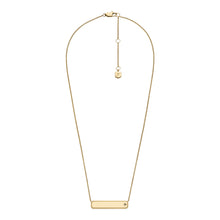 Load image into Gallery viewer, Sadie Gold-Tone Stainless Steel ID Necklace
