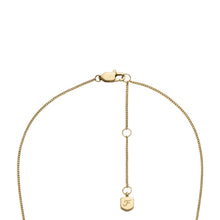 Load image into Gallery viewer, Sadie Gold-Tone Stainless Steel ID Necklace
