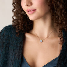 Load image into Gallery viewer, Merrit Classic Mother-of-Pearl Rose Gold-Tone Stainless Steel Pendant Necklace
