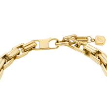 Load image into Gallery viewer, Raquel Bold Chains Gold-Tone Stainless Steel Chain Bracelet - Fossil Singapore

