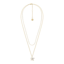 Load image into Gallery viewer, Sutton The Flower Collection Mother-of-Pearl Multi-Strand Necklace
