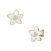 Load image into Gallery viewer, Sutton The Flower Collection Mother-of-Pearl Stud Earrings
