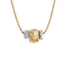 Load image into Gallery viewer, Harlow Rondelles Two-Tone Stainless Steel Station Necklace
