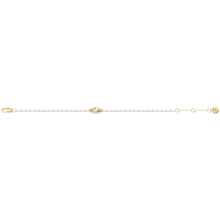 Load image into Gallery viewer, Harlow Rondelles White Acrylic Pearl Stainless Steel Station Bracelet
