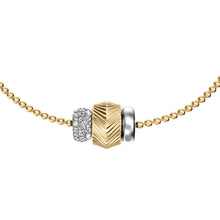 Load image into Gallery viewer, Harlow Rondelles Two-Tone Stainless Steel Station Bracelet

