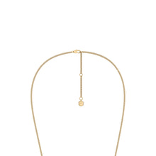Load image into Gallery viewer, Raquel Glitz White Mother-of-Pearl Spinning Pendant Necklace

