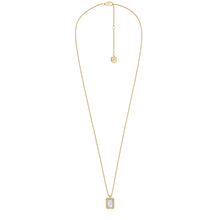 Load image into Gallery viewer, Raquel Glitz White Mother-of-Pearl Pendant Necklace
