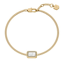 Load image into Gallery viewer, Raquel Glitz White Mother-of-Pearl Station Bracelet
