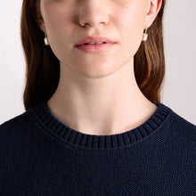 Load image into Gallery viewer, Raquel Glitz White Mother-of-Pearl Drop Earrings
