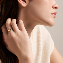 Load image into Gallery viewer, Ellis Domed Collection Gold-Tone Stainless Steel Band Ring
