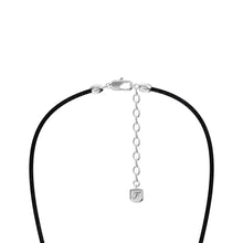 Load image into Gallery viewer, Machine Black Leather Cross Pendant Necklace
