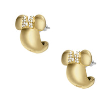 Load image into Gallery viewer, Disney Fossil Special Edition Gold-Tone Stainless Steel Hoop Earrings
