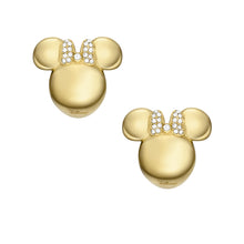 Load image into Gallery viewer, Disney Fossil Special Edition Gold-Tone Stainless Steel Hoop Earrings
