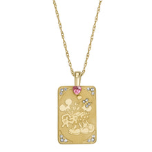 Load image into Gallery viewer, Disney Fossil Special Edition Gold-Tone Stainless Steel Pendant Necklace
