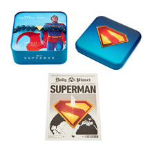 Load image into Gallery viewer, Superman x Fossil Navy Blue Stainless Steel Beaded Bracelet
