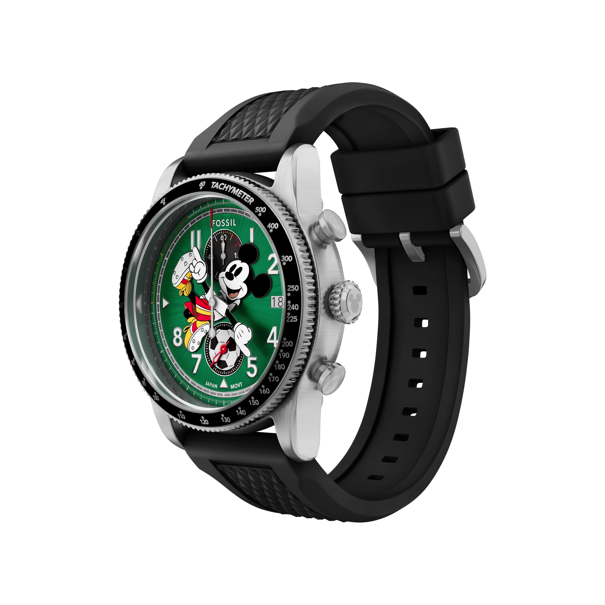 DISNEY limited edition 腕時計 Disney x Fossil Limited-Edition Mickey Mouse Soccer Watch – Fossil