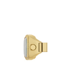 Load image into Gallery viewer, Nick Jonas x Fossil Machine Luxe Green Vignette Two-Hand Gold-Tone Stainless Steel Watch Ring
